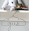 Personalized Wire Hanger