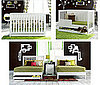 Crib to Two Full-Sized Beds