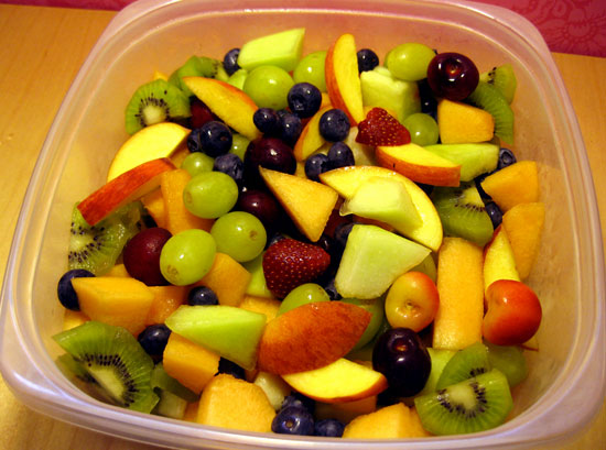 Pictures Of Fruit Salad. fruit salad for the week.