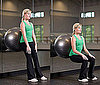 Stability Ball Wall Sits