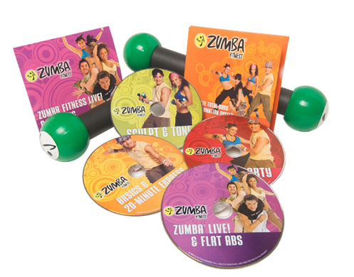 zumba dvd workout set