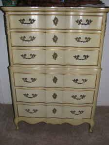 Before and After: A French Provincial Dresser From Drab to Fab