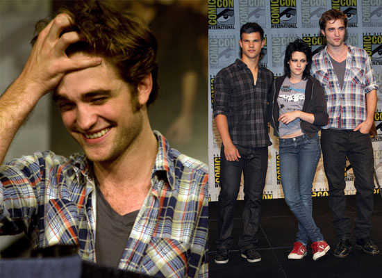 Photos of Robert Pattinson, Kristen Stewart and Taylor Lautner at New Moon