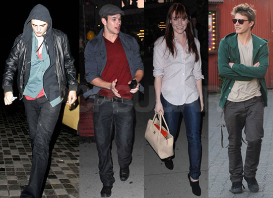 twilight cast. more of the cast on set: