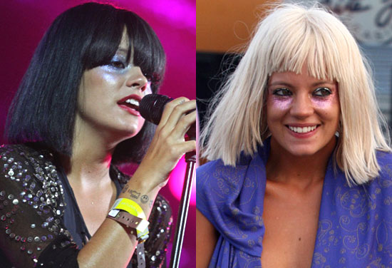 Which Lily Allen Festival Makeup Do You Like Better?