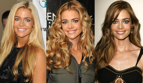 blonde highlights and lowlights on brown hair. We cut off about 6 inches,