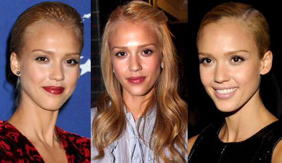 Which Lipstick Do You Like Most on Blonde Jessica Alba