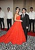 Ingrid Vandebosch and Jeff Gordon