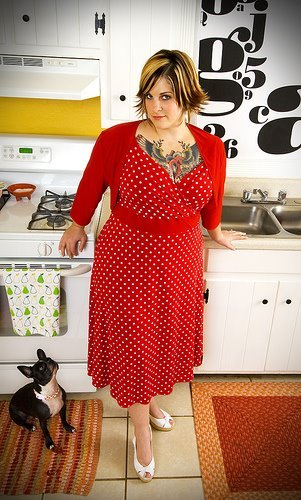 Fashionable dresses for chubby women