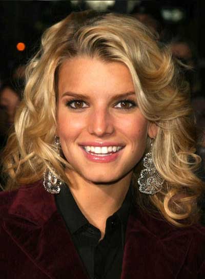 big forehead hairstyles. Two big celebrities with square face shapes include Jessica Simpson and 