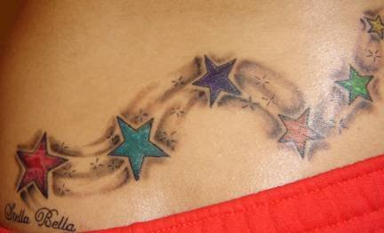 star tattoos for girls