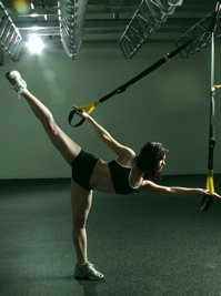 Kristen Nolan demonstrating dancer fitness