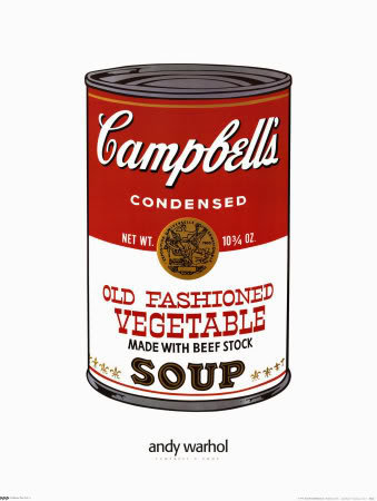 Wharol CAMPBELL'S SOUP Pictures, Images and Photos