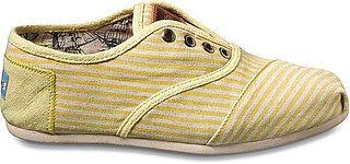 We Love Blake Mycoskie's Laceless Striped Slip-On for Spring 2010 We Love Blake Mycoskie's Laceless Striped Slip-On for Spring 2010