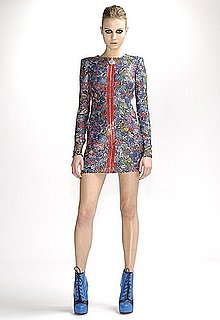 Japanese Cherry Blossoms Meet Patent Leather in Versace Pre-Fall 2010 Japanese Cherry Blossoms Meet Patent Leather in Versace Pre-Fall 2010