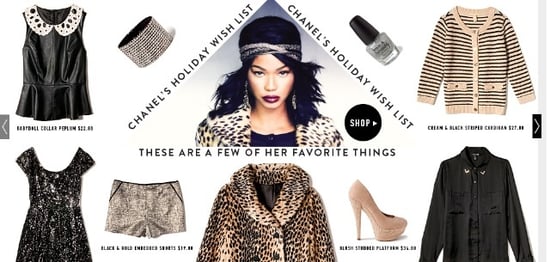 Chanel Iman Stars in Forever 21 Holiday Campaign Chanel Iman Stars in Forever 21 Holiday Campaign