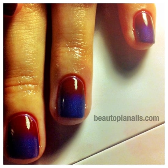 CND Shellac + Additives Red and Purple Gradient CND Shellac + Additives Red and Purple Gradient