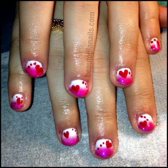 Valentine's Day Nail Art with CND Shellac Valentine's Day Nail Art with CND Shellac