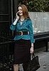 Juliet Draperin a Teal Tadashi Top