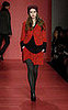 Cropped Red Sleeves at DKNY