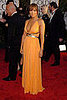 Jennifer Lopez in Orange Michael Kors in 2004
