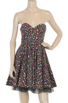 Guess Who Designed This Micro Floral Print Dress? 