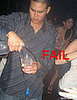 Bartender Wastes Alcohol: Fail