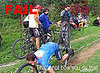 Bicyclist Gets Faced: Fail