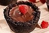 Truffle Tarts with Raspberries