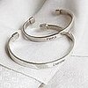 Sterling cuff bracelet ($50)  