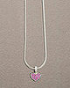  Lagos Pink Sapphire Heart Necklace ($335)