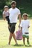 Hugh Jackman Plays Around with His Kiddos