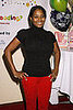 Shar Jackson had her mini–me in tote with her to read to the kids.