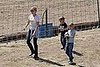 Reese and her children stopped by a pig farm to pick out a Wilbur of their own. 