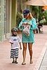Kate and her main man, Ryder biked around Miami. 