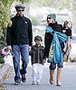 Old <b>ER</b> doc Noah Wylie walked around Malibu with his fab fam.