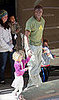 Daddy duty for Seal as he tows the Klum–Seal tots around town.