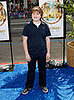 Angus Jones attended the Nim's Island premiere.