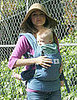 Keri and River soaking up some sun and fresh air.