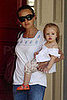 Jewelry designer Jennifer Meyer and daughter Ruby stepped out for an afternoon fiesta.
