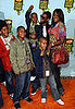 Usher and crew rocked the orange carpet at the Nickelodeon Kids' Choice Awards.