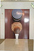 The elevator bank