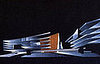 Painting of Cardiff Bay Opera House 1994