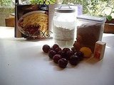 Plum and Pistachio Crumble