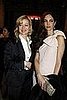 Eugenia Silva (left) at Giorgio Armani