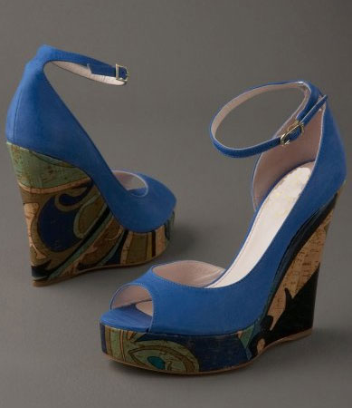 Guess Who Designed These Colorful Wedges? 