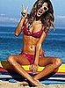 Victoria's Secret Metallic Dot Bikini 