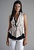 Plastic Island Drop Collar Vest