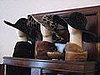 Hats, hats, and more hats. 