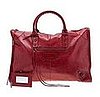 Balenciaga Arena Weekender — Dark Red
